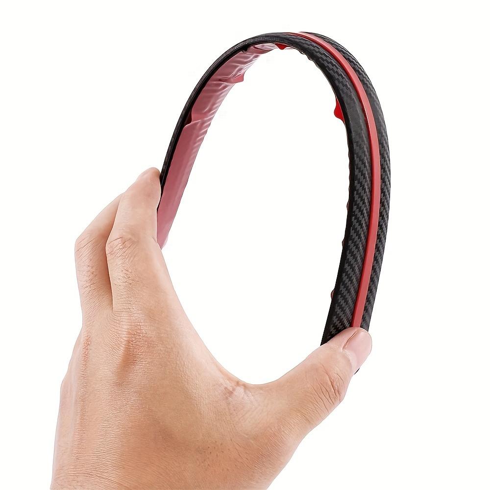 2pcs Car Front And Rear Bumper Sticker Anti-Scratch Protection Car Decoration Strip Anti-Collision Protection Strip