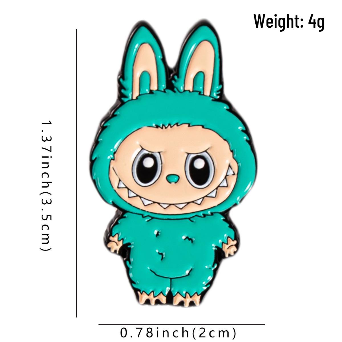 

Металлическая наклейка на телефон Labubu и мультяшный мерч: Креативные аксессуары для сумок, одежды и холодильников