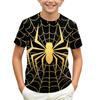 Kids' Short Sleeve Neck T-Shirt with Graphic Print for Casual Daily Wear