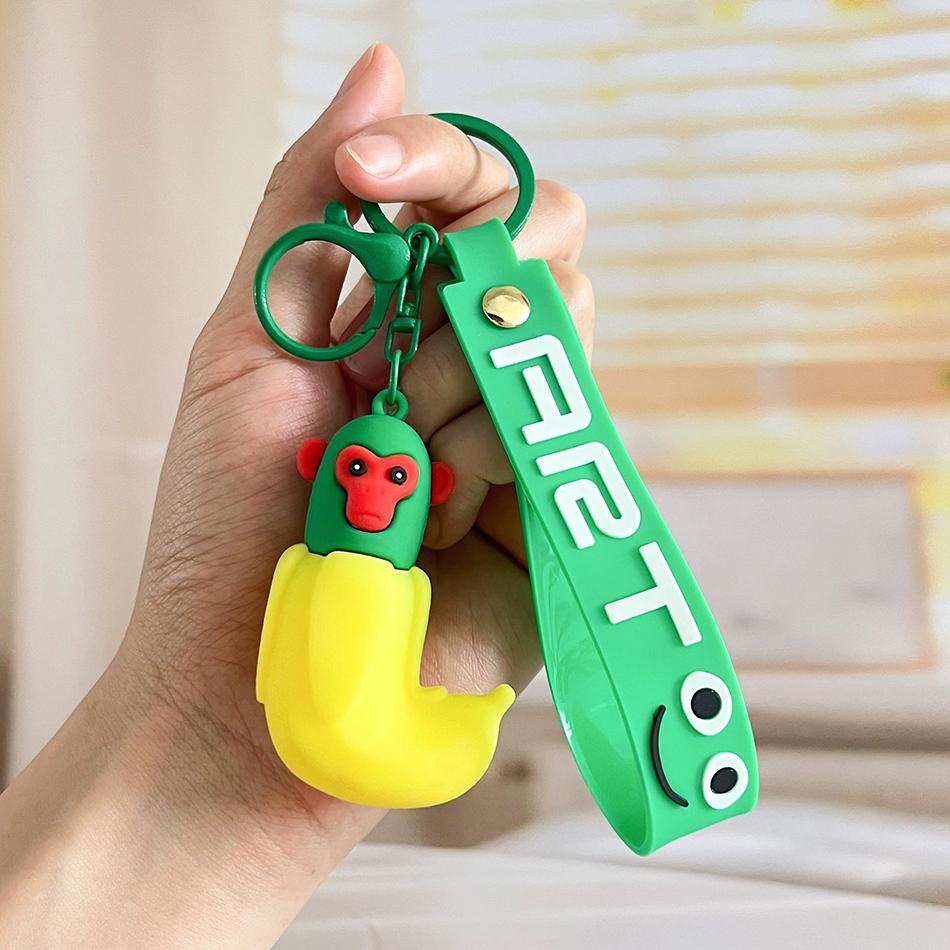 Italian Brainrot Animals Figure Keychains Tung Tung Tung Sahur Tralalero Tralala Ballerina Cappuccino Doll Keyrings Bags Pendant