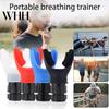 Abdominal Muscle Toner Portable Breathing Trainer Adjustable Resistance Men Women Oral Muscles Lightweight Exerciser Lung Capacity Training Equipment