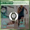 Electronic Quartz Digital Silicone Sports Watch with LED 3ATM Water Elastic Stylish Casual Fashion Accessory Perfect Gift for or Your Boyfriend Men's