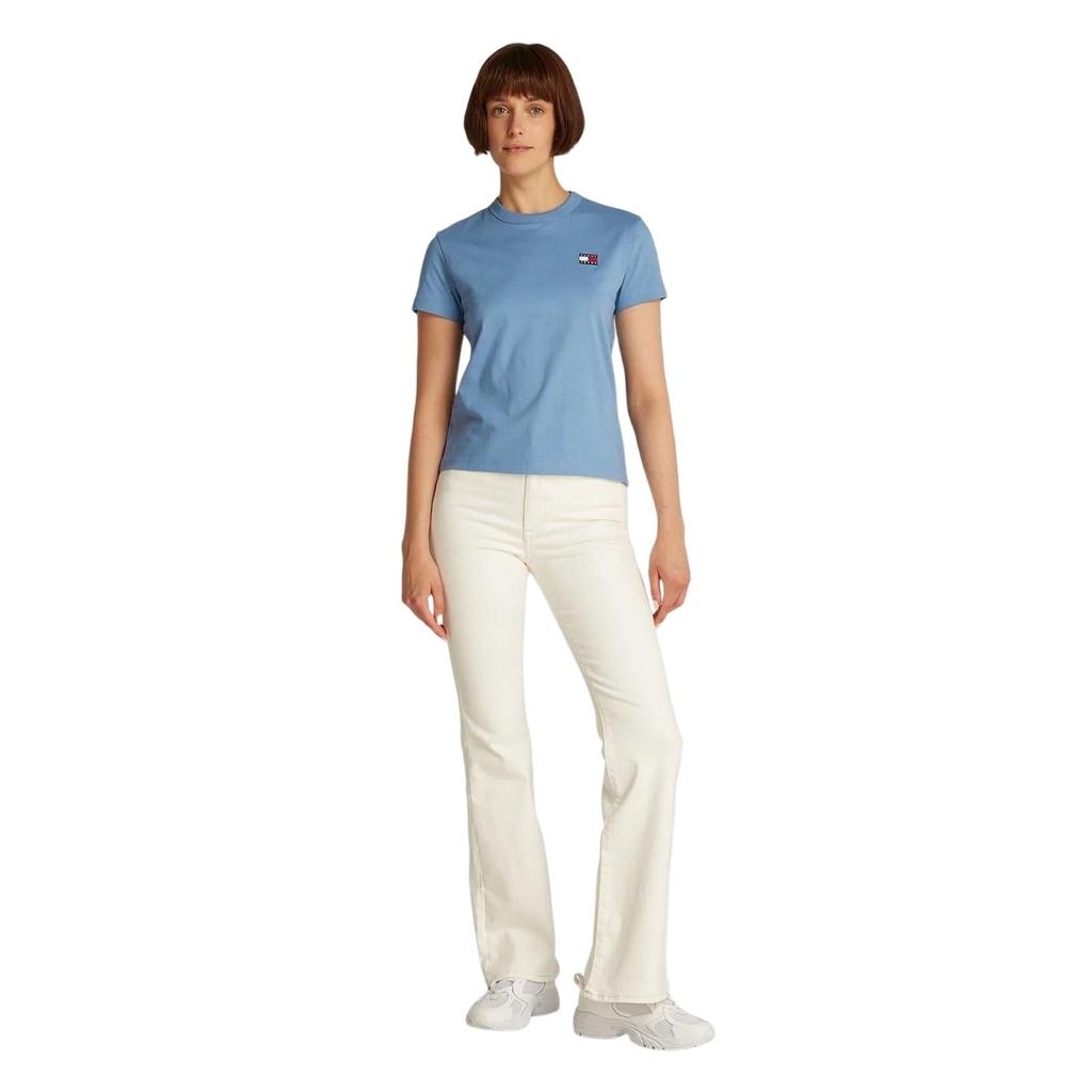 Tommy Jeans Womens/Ladies Badge Crew Neck Regular T-Shirt