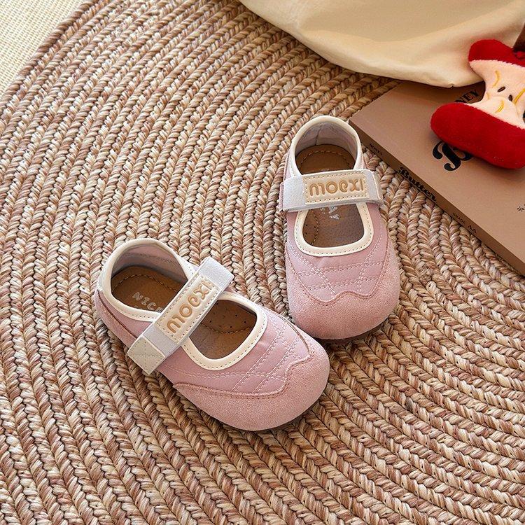 Girls shoes 2025 spring and summer Korean version of children's Mary Jane shoes soft-soled baby princess shoes lightweight single shoes sports shoes