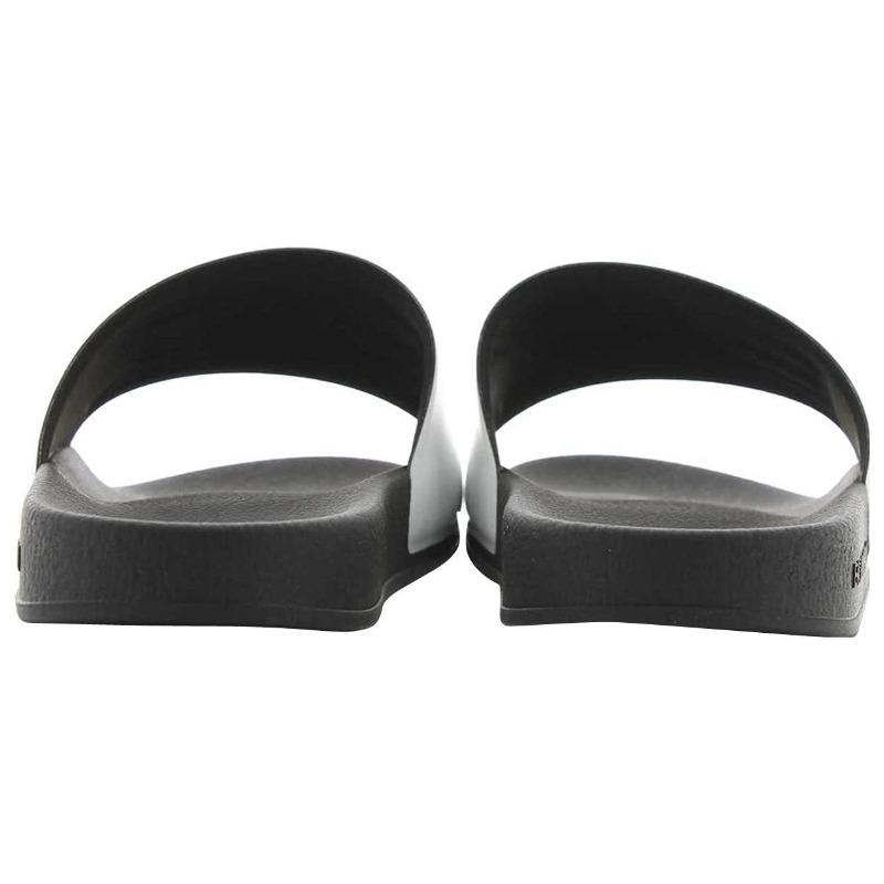 EMPORIO ARMANI Open Toe Slip On Slide Slippers Men Black And White XCP001XCC22Q737