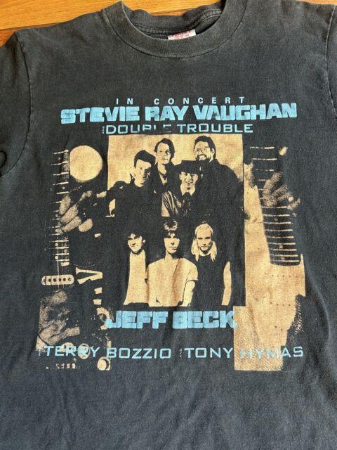 Stevie Ray Vaughan In Concert Black T-Shirt Cotton Unisex Unisex T-Shirt M