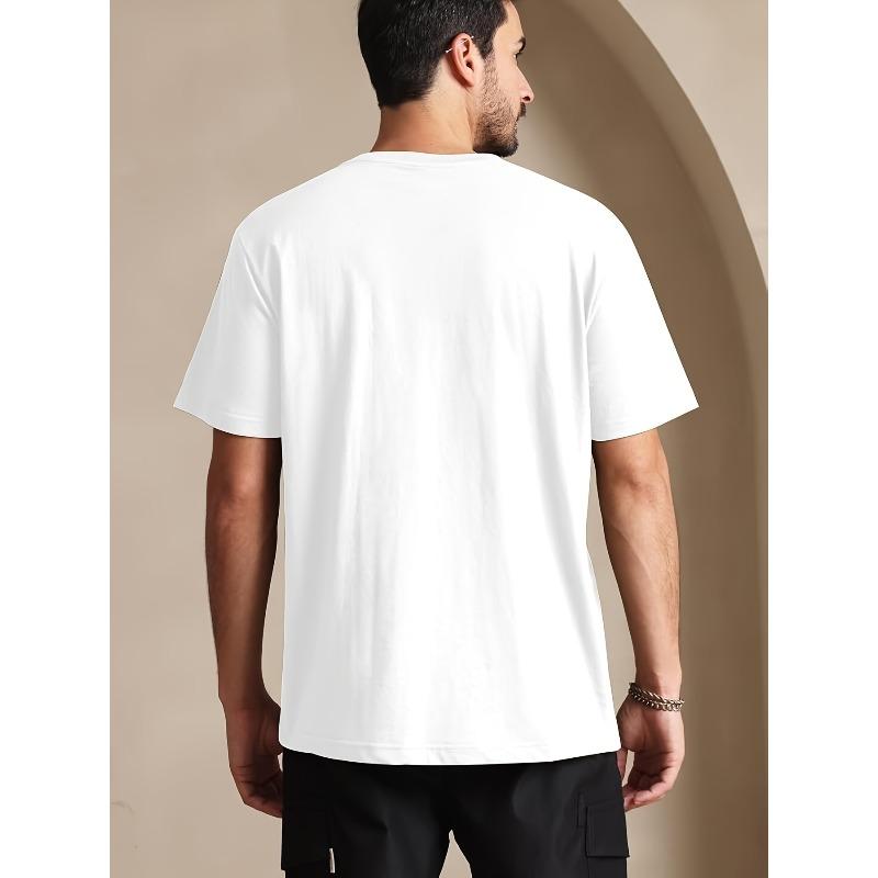 European sizes  Easy Signature - Trendy Choice for Advanced Men'S Casual Fashion Short-Sleeve T-Shirt, Comfortable And Versatile