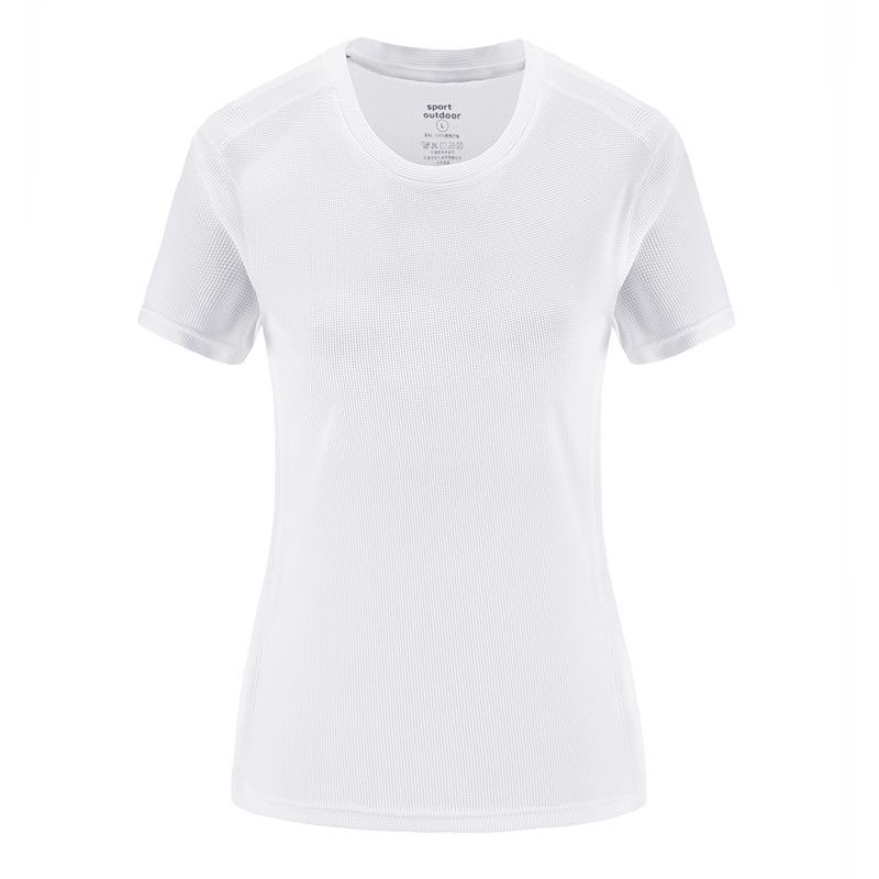 2023 Men's Quick-Dry Outdoor Casual T-Shirt, Plus & Big Sizes, Couple Style, Solid Color, Elastic, Summer Wear