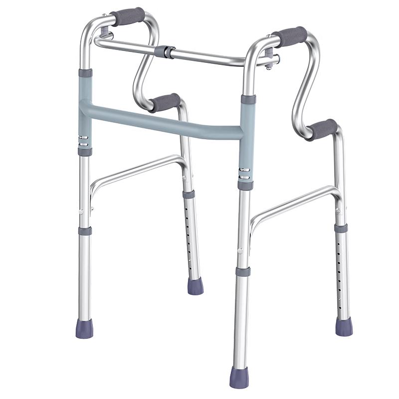 Foldable Aluminum Alloy Quad Cane Walker for Seniors