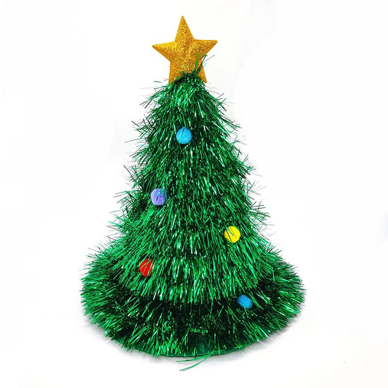 Christmas Hat Green Santa Hat Onion Wire Christmas Tree Quirky\t\t Posing Creative