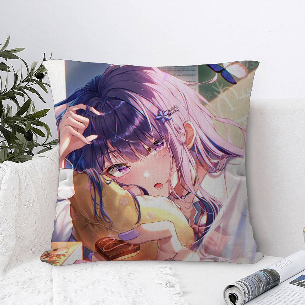 Genshin Impact Beelzebul Pillow Anime Pillow Sofa Bed Head Pillow Cover Cushion Cover 45x45 Cm Fashion