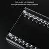 Clear Acrylic CDs Holder, Desktop Organizers Rack for 12 Standard CDs Case, Slip Resistant Base