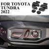 Carbon Fiber Style Front Seat Adjustment Button Cover Trims For Toyota Tundra