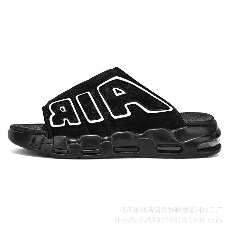 Popular Large Size Summer One-word Drag Bathroom Bath Non-slip Leisure Travel Two Wear Non-slip Slippers