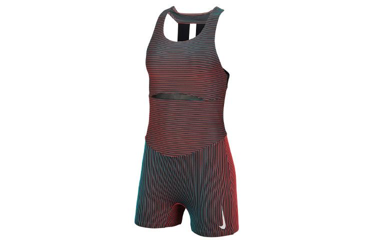Nike Bodysuits Women s Bright Dark Red Crew Neck CK4235-635 XL