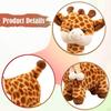 Giraffe Pillow Toy Doll Stuffed Animal Decorative Soft Cartoon Children Kids Birthday Gift for