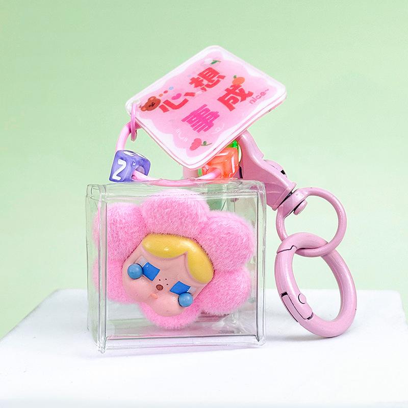 

3,5 см Мини Милый Зерновой Мешок ПВХ Трехмерный Прозрачный Пылезащитный Выходящий Хранилище Демонстрационный Подвесной Мешок Мини Подвесной Пылесборник