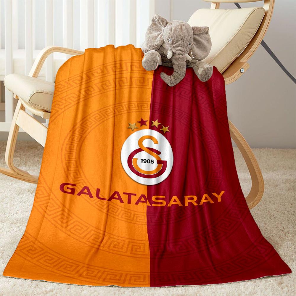 Galatasaray 220 Blanket Durable Comfort Suitable for Bedding Chair Couch Four Seasons Universal Digital Print