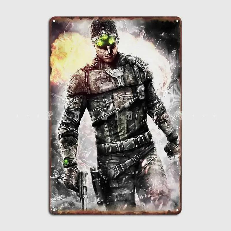Splinter Cell Blacklist Sa Poster Metallplakette Wandbild Wohndesign Wanddeko Blechschild Poster