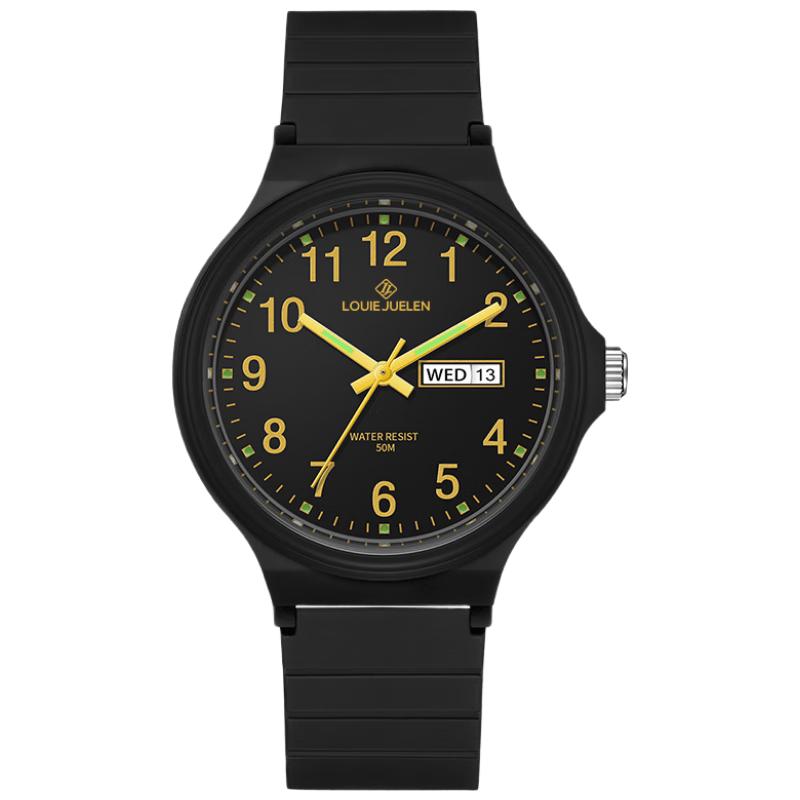 Louis Jielun Student Silent Quartz Watch 34mm