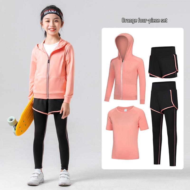 Unisex Quick-Dry Sports Set: Basketball, Football, Fitness, Running, Yoga - Men's/Women's/Children's Autumn & Winter Training Gear