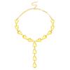 Cross-border Fashion Y-shaped Tassel Necklace with Water Drop and Irregular Baroque Beads