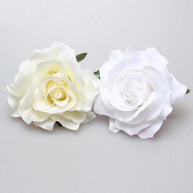 2Pcs Plant Rose  Hairpin Brides Hair Pins Clips Combs Bridesmaid Cloth Flower Jewelry Accessories