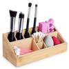Bamboo Organizer Box Cosmetic Container Makeup Accessories