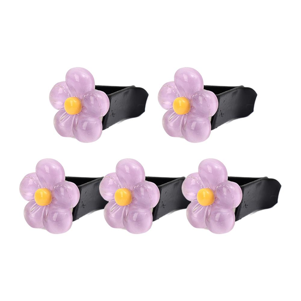 Car Air Outlet Decorative Clip Daisy Auto Air Conditioning Vent Crystal Daisy Resin Ornaments Car Interior DIY Decor Accessories