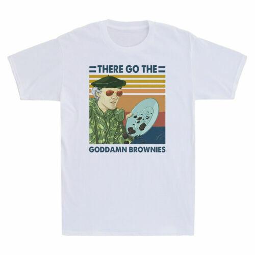 There Go The Goddamn Brownies Vintage Funny Men s Short Sleeve T-Shirt Cotton Unisex T-Shirt XXXL
