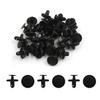 uxcell Clips/Rivets/Fasteners, 0.3 inch (7 mm) Plastic Rivets, 0.7 x 0.8 inches (18 x