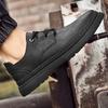 Fashion Brand British Style Men Casual Leather Oxford Shoes Luxury Flat Designer Business Shoes Comfy Men Antiskid Walking Driving Shoes