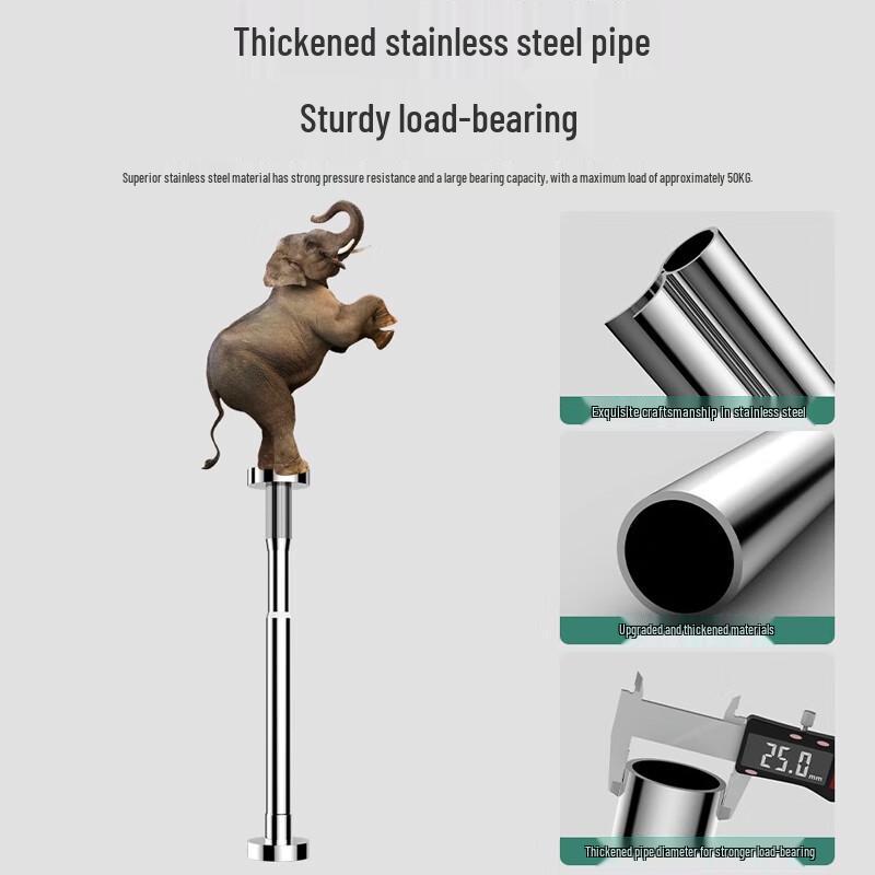 ZISIZ Undermount Sink Support Rods (2-Pack)