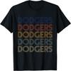 Dodgers Name Retro Vintage Apparel Gift Dodgers Lover T-Shirt(1)