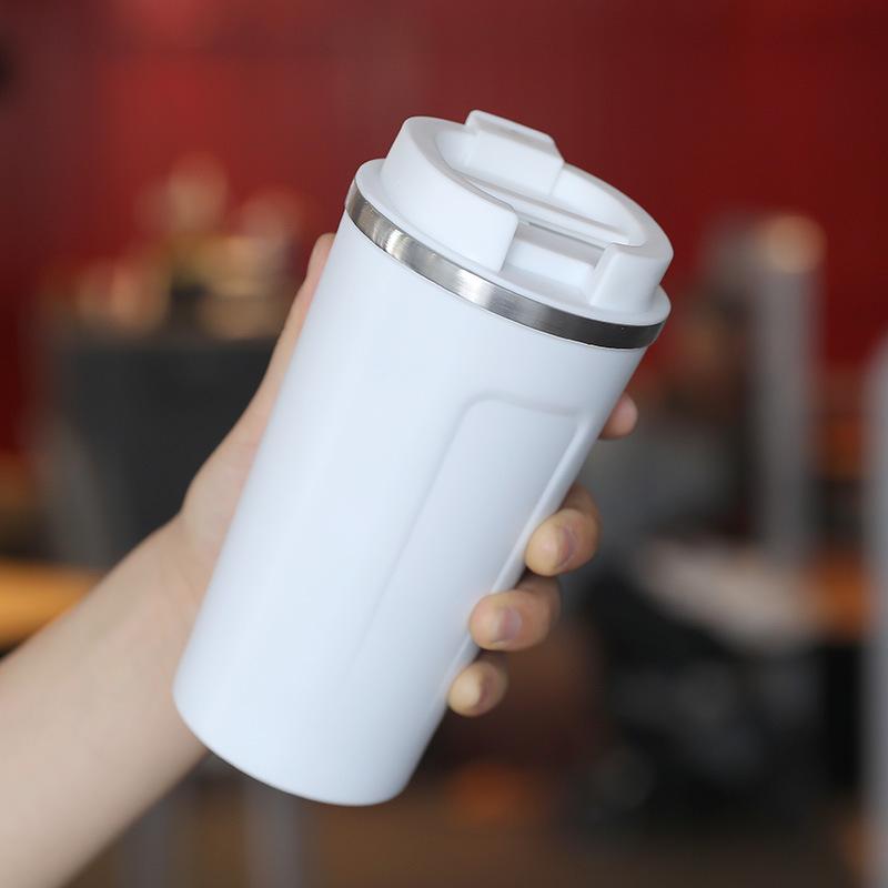 Handy Smart Thermos Cup Simple Temperature Measurement Double-layer Outdoor Steel Cup True Air-proof Water Cup Coffee Cup