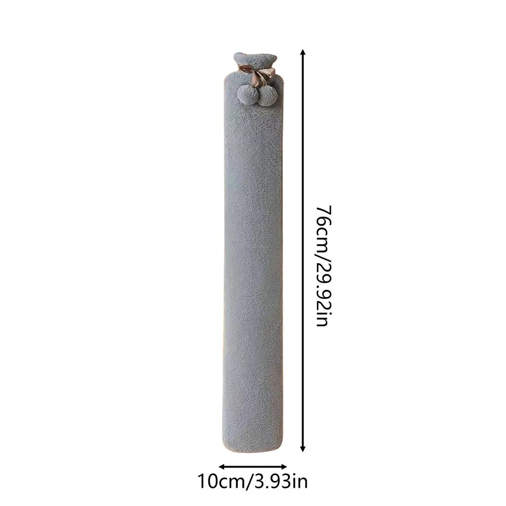 

Hot Water Bottles Long Warmer Pouch Relief Thermal Water Bag for Post-Exercise Home Travel Bedroom Office Arms Neck Shoulder серый