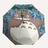 1ks Totoro Lesní automatický skládací deštník - Lehký, zatahovací design s 8 žebry pro odolnost, ideální pro venkovní dobrodružství, Fashio