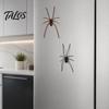 Halloween Themed Decor 3D Spider Fridge Magnet, Spooky Realistic Magnetic for Holiday Decorations Refrigerator, Car Surface, Garage Door, Parties,