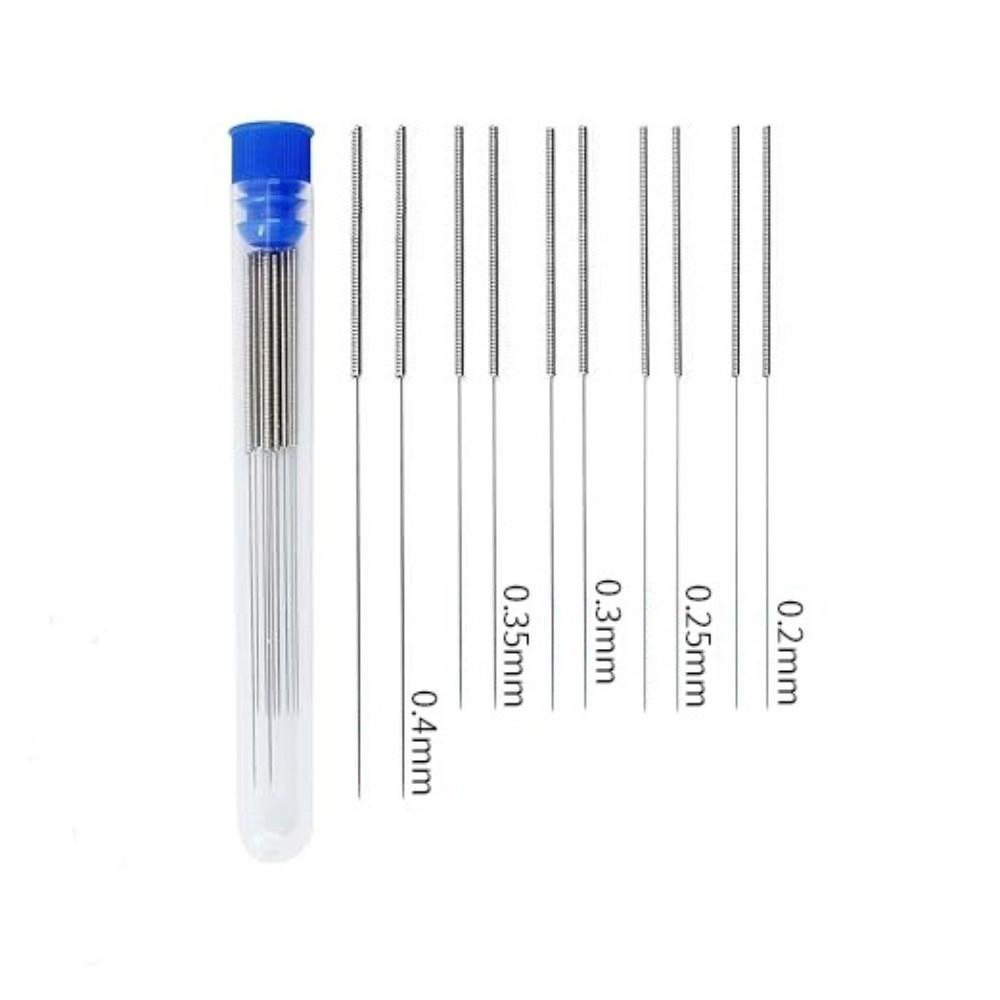 

10PCS Stainless Steel Nozzle Cleaning Tool Multi-purpose Universal Nozzle Cleaner Kit Portable High Hardness червоний