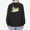 Puma Classics Joy Graphic Crew Sweatshirt Women Sweatshirts Black 539955-01