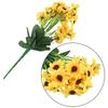 1 PCS 24 Heads Artificial Sunflowers Fake Flower Bouquet Garden Wedding Party Decor Home Garden Table Decoration