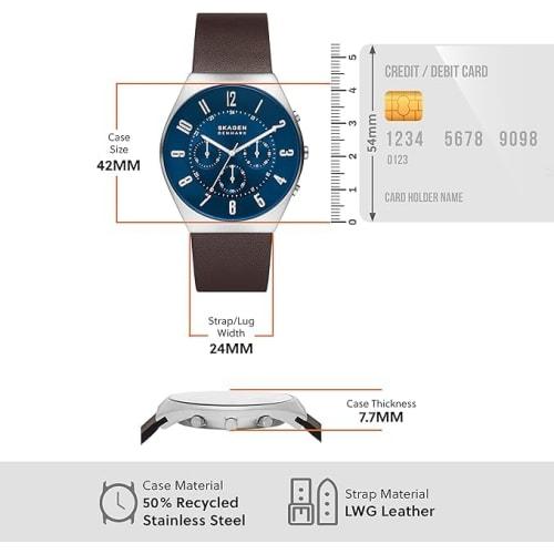 Skagen Watch SKW6842 Men's Brown