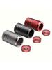4 Stück/Set Premium-Aluminiumlegierung Auto-Reifenventil-Schaftkappen - Passend für Limousine, SUV, Motorrad, Fahrrad - Korrosionsbeständig