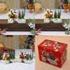 Christmas Resin Music Box Snow Scene With Light For Holiday Decor And Gift