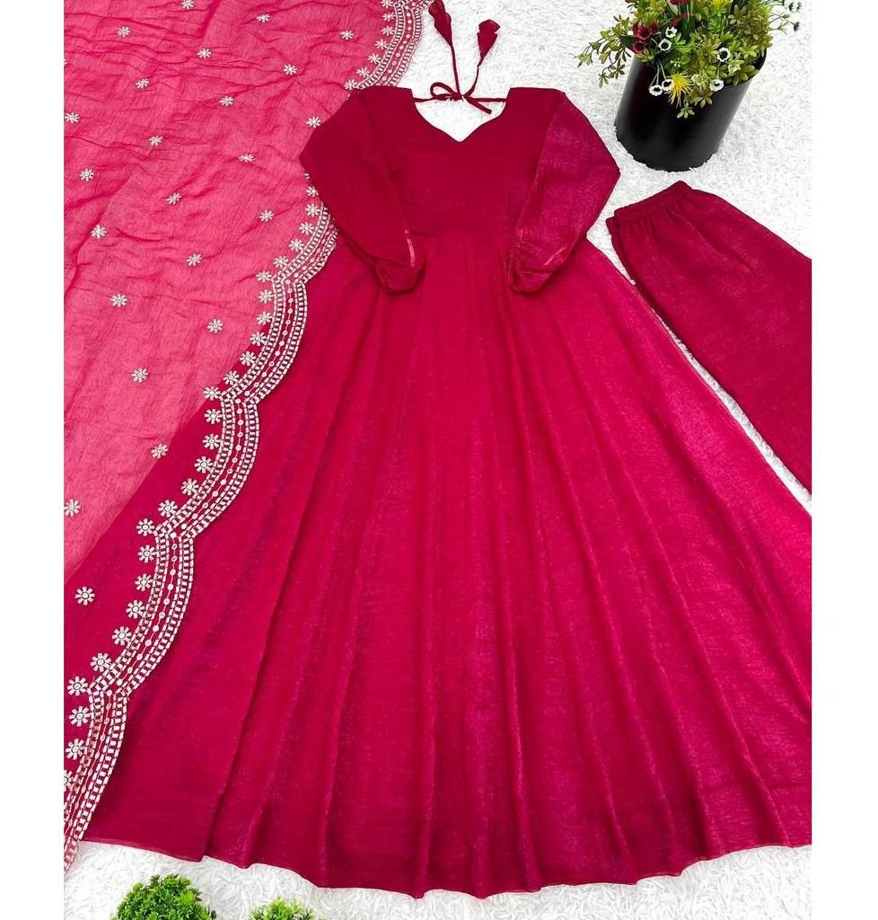 Women Designer Party Wear Look Salwar Suit Gown Set Indian Bollywood Anarkali Ethnic Dress