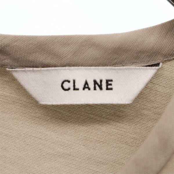 CLANE Long Sleeve Long Dress F Beige Women Used
