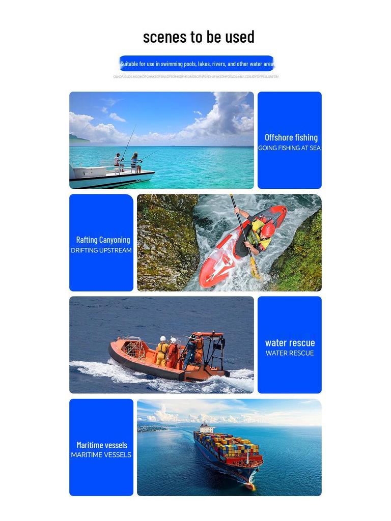 Titanium Alloy Emergency Lifesaving Rope Cutter for Water Rescue