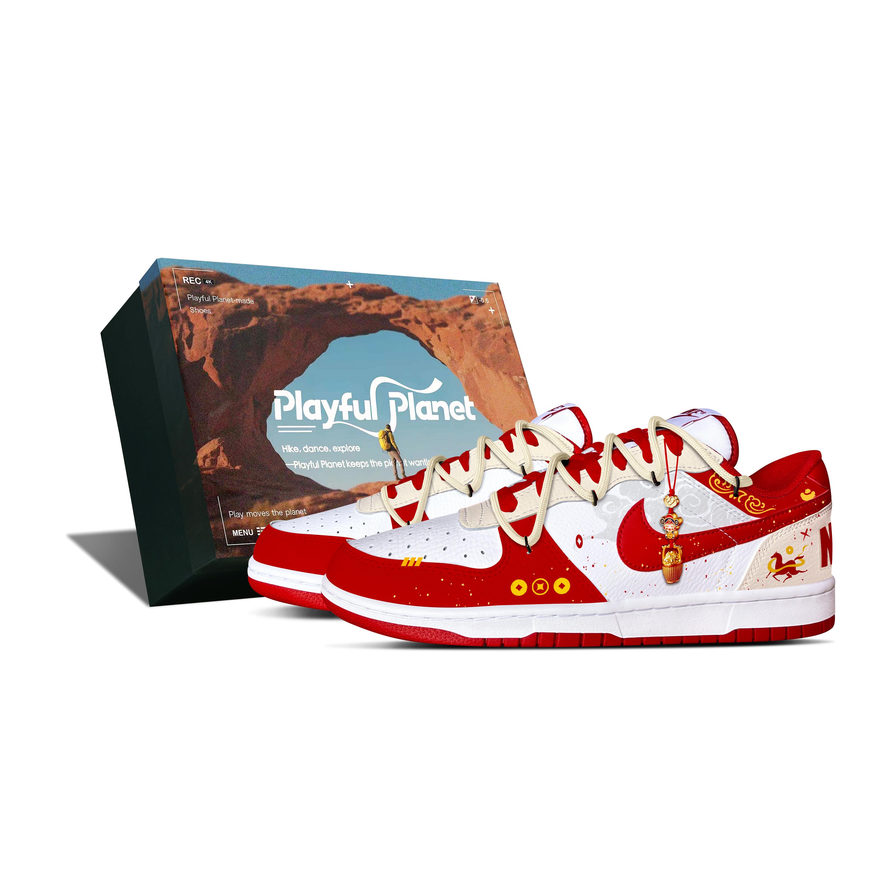 

Nike Big Cushioning Abrasion Resistant Slip Resistant Low top Skateboard Shoes Men s 355152-150 (Team1895--BOX) 40