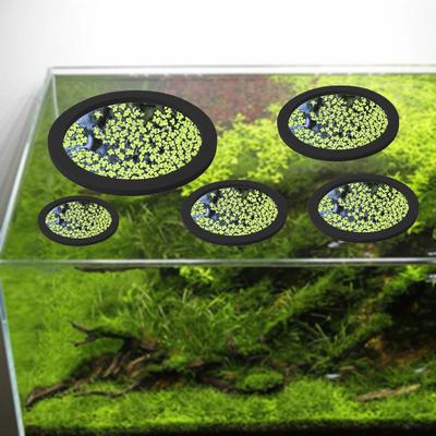5Pcs EVA Fish Feeding Ring Aquarium Floating Plant Corral Fish Tank Float Plant Barrier for Aquarium Pond Accessorie Plant Rings