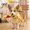 Durable Stuffed Toys for Pets Plush Squeaky Dog Toy, Long Strip Animal Chew Interactive Training Tug-of-War Toy Small to Medium Dogs Biting